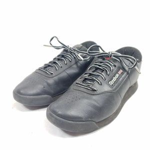 Reebok Classic Princess Sneakers Women's Size 8.5/39 Black Leather